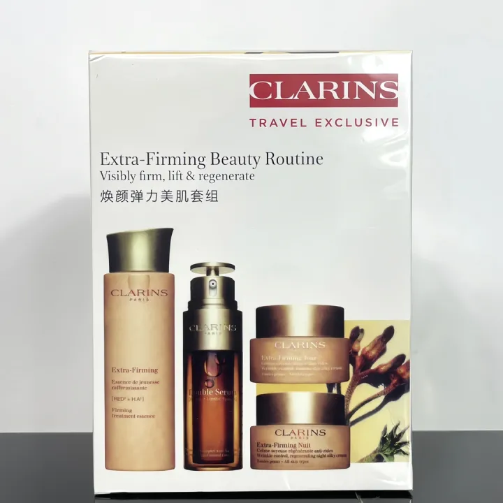 CLARINS EXTRA FURMING BEAUTY ROUTINE 4PCS