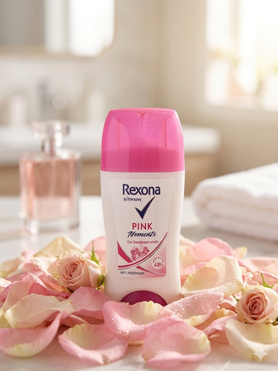 Rexona Women PINK Moments Our Deodorant smells 48h ANTI-PERSPIRANT