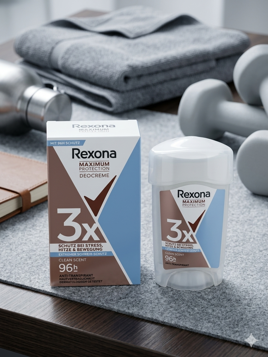 Rexona Clean Scent Deodorant Cream 96-Hour Antiperspirant