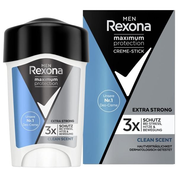 REXONA Clean Scent by Rexona for Men - Deodorant Body Stick, 45ml