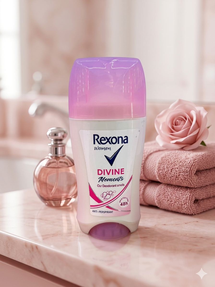 Rexona Women DIVINE Moments Our Deodorant smells ROTECT 48h ANTI-PERSPIRANT