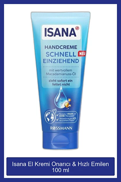 isana hand creme schnell 100ml